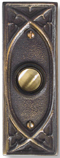 Turret doorbell button