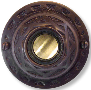 Wraparound porch doorbell button