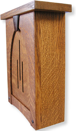 Studio City craftsman doorbell side view